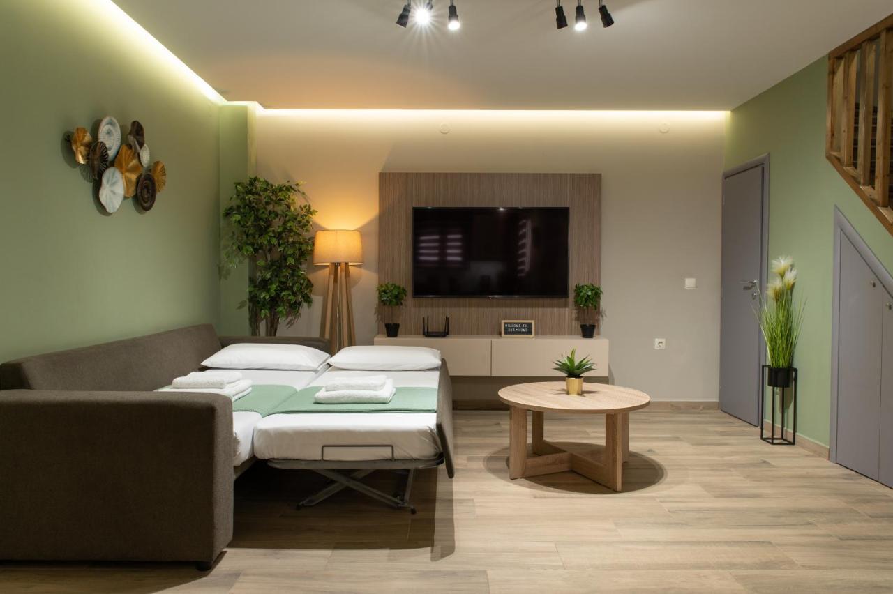 Apartamento Stylishly Decorated House - Free Private Parking! Heraclión Exterior foto